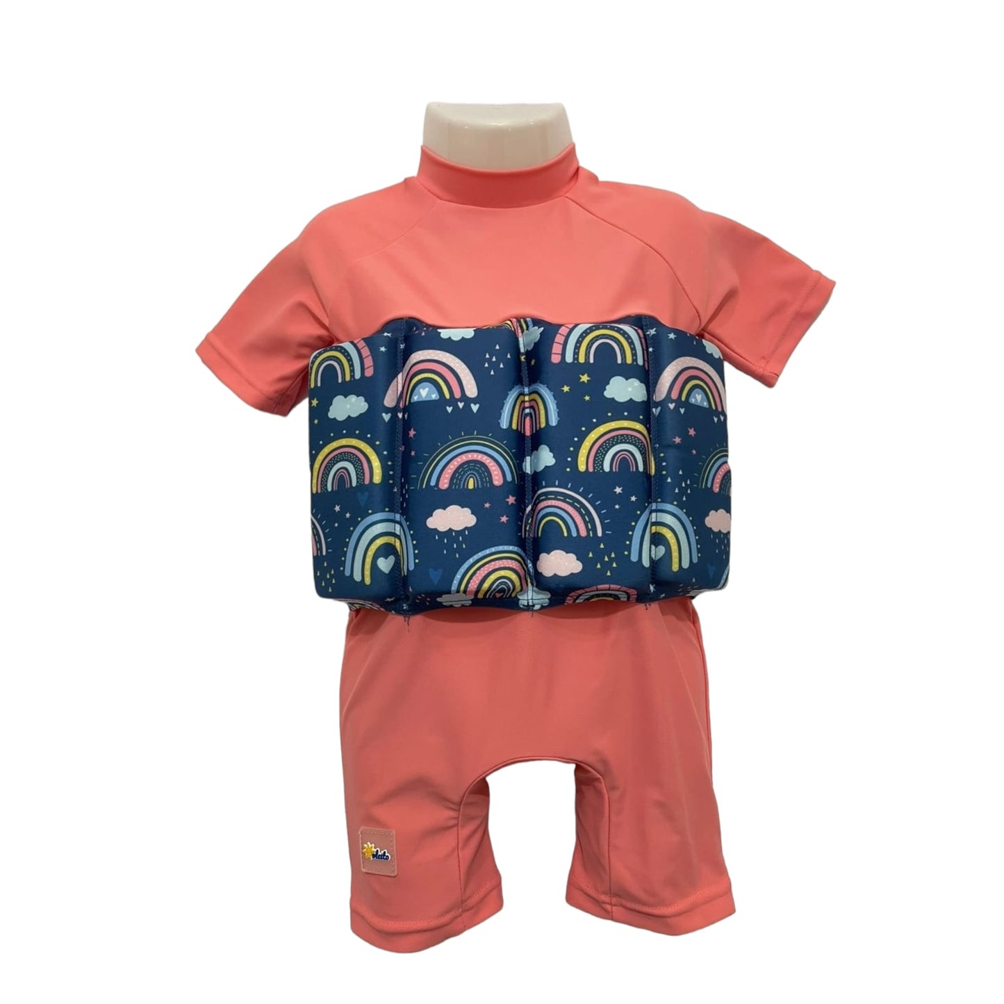 🌈 Traje de baño flotador - Arcoíris 🌈